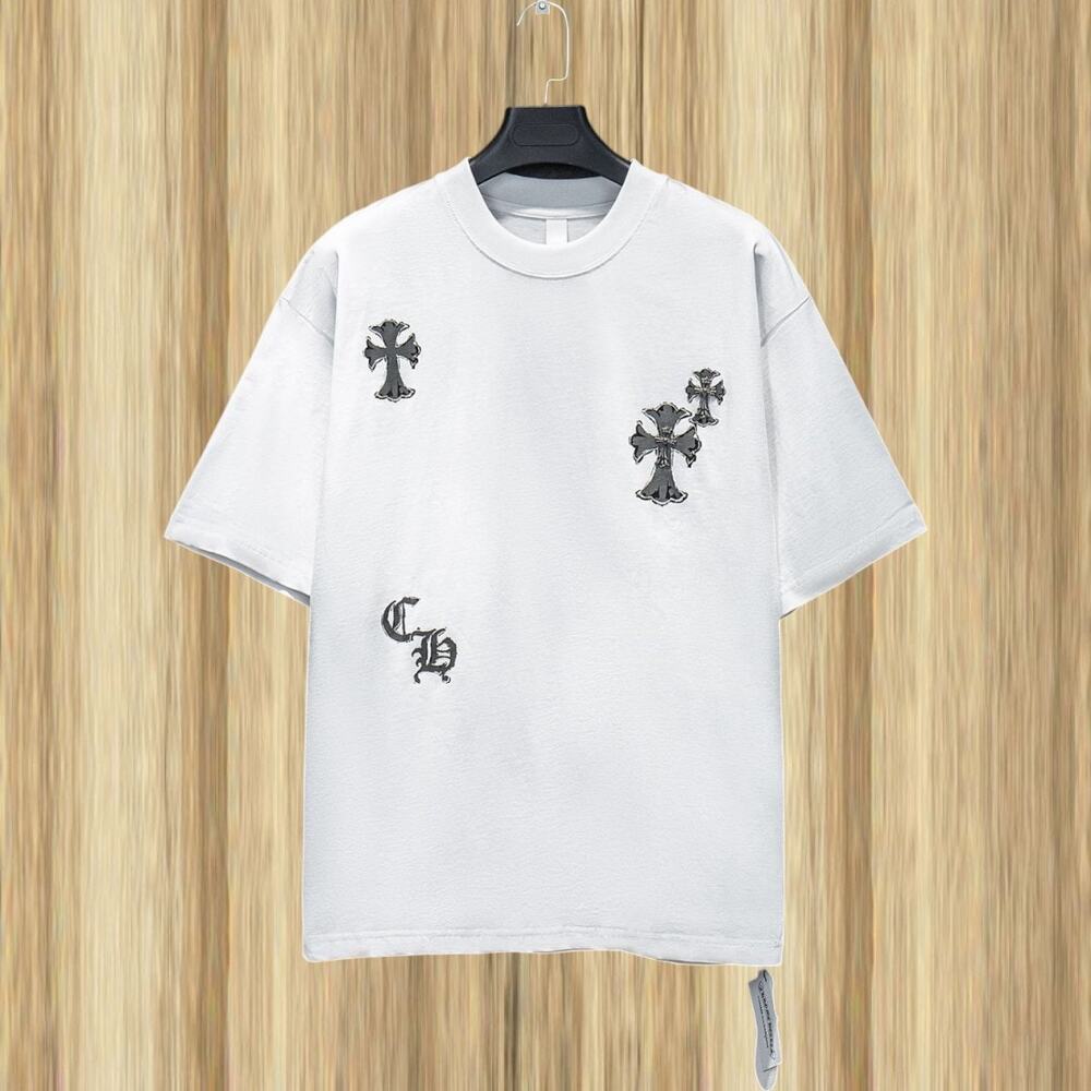 Chrome Hearts Crew Neck Short Sleeve T-Shirt